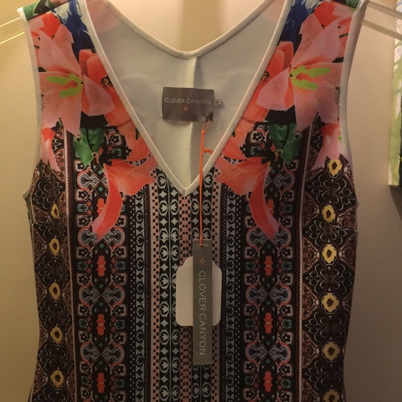 Clover Canyon printed scuba dress - Picture 2 of 3